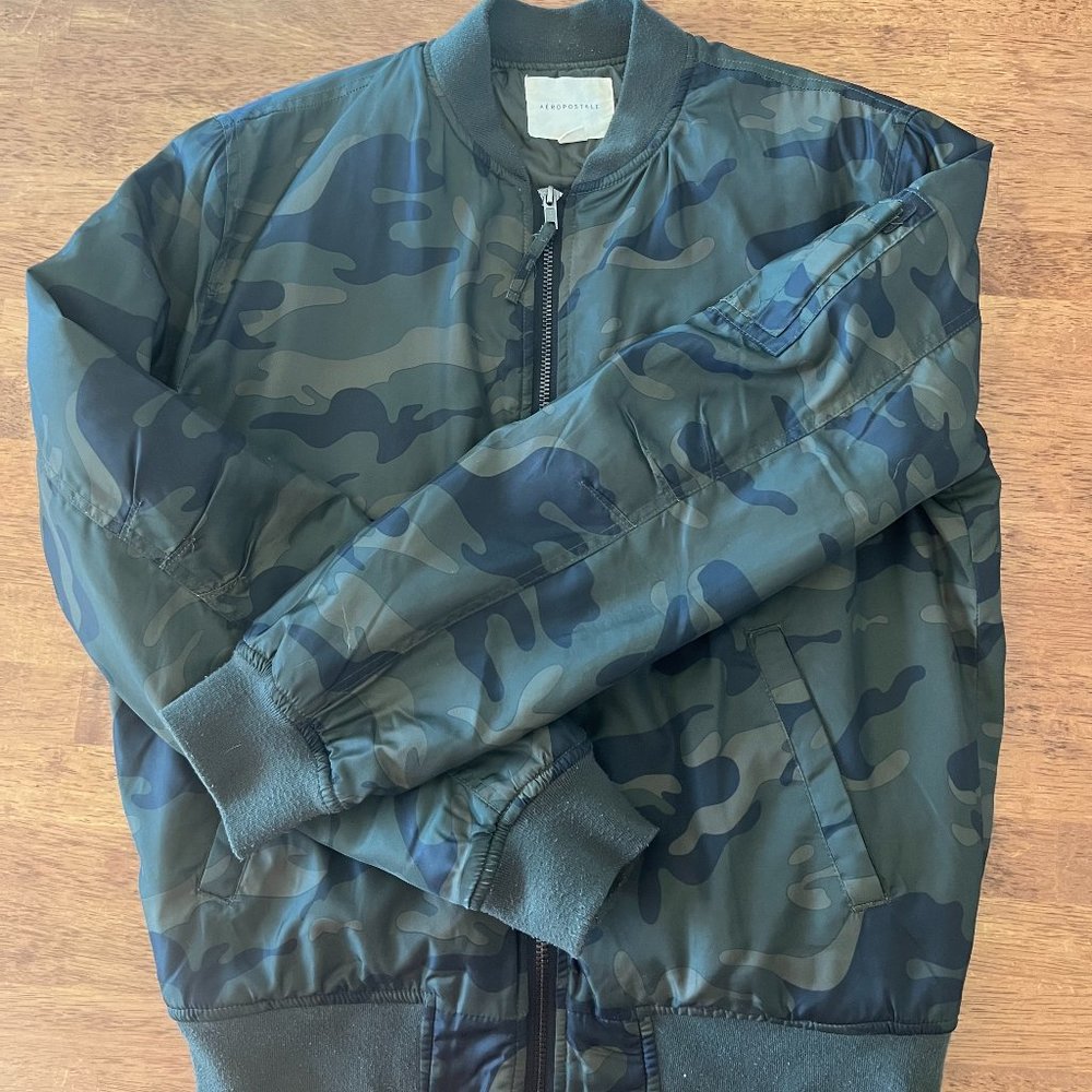 Aeropostale Camo Bomber Jacket